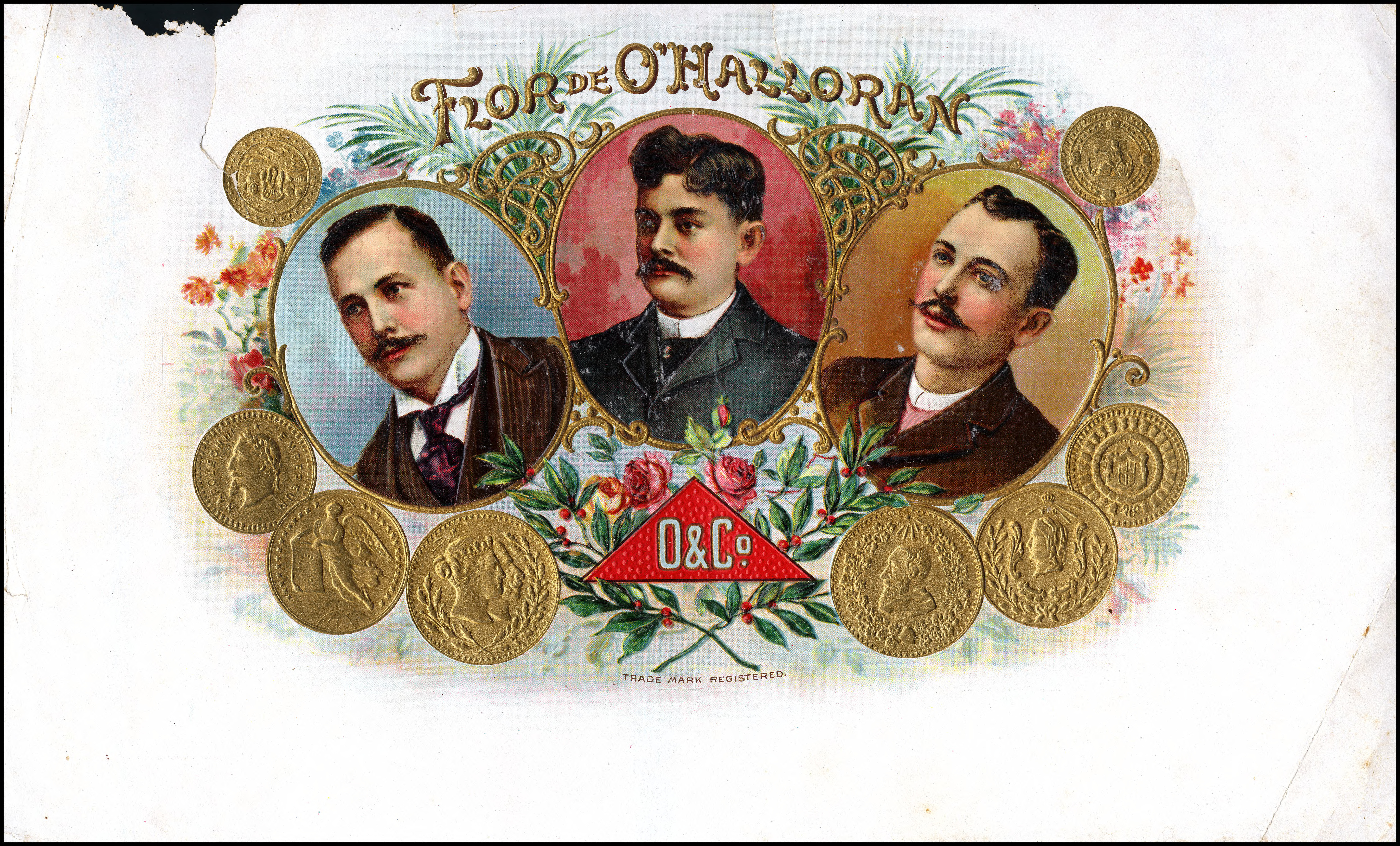 Owners of the cigar label that contained the order for the beginning of the 1895 War